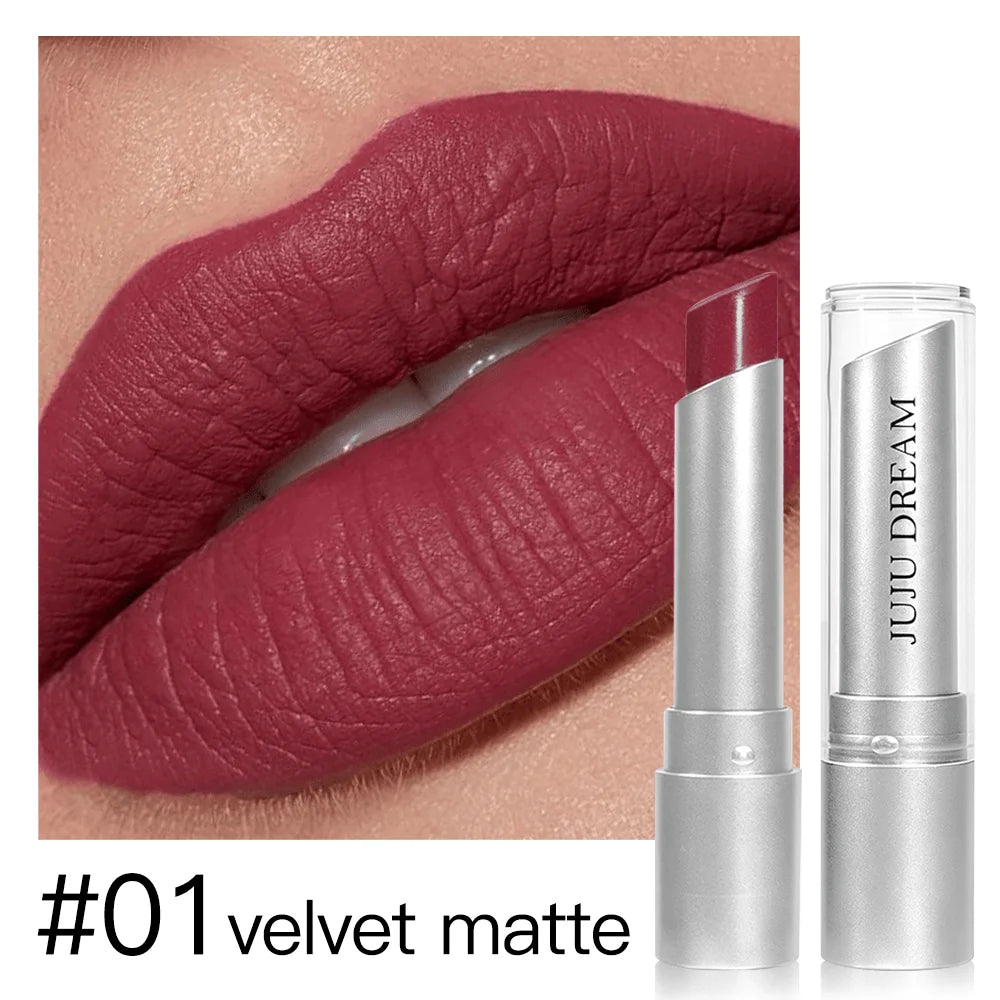 JUJU Dream Matte Lipstick – Velvet High-Pigment Long-Lasting Matte Lipstick HIP 1 PCS