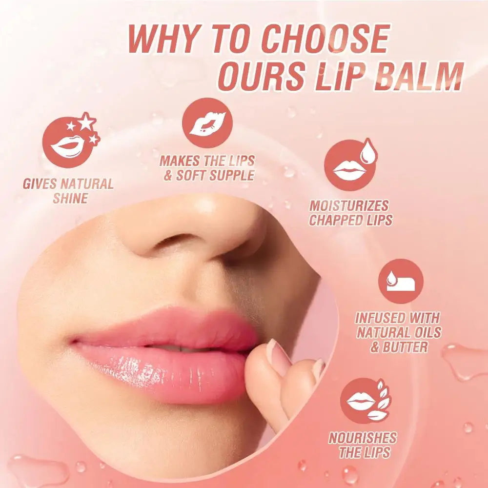 O.TWO.O Color Changing Lip Balm – Beeswax Moisturizing Color Changing Lip Balm HIP