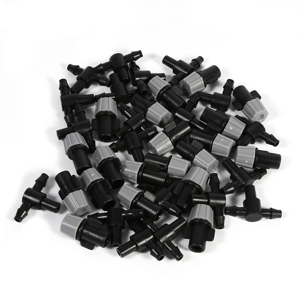 20pcs Sprinkler Heads Atomizing Nozzle Tee Joints Misting Watering Home Graden Irrigation Sprinkler Misting Sprinkler Nozzle HIP Default Title