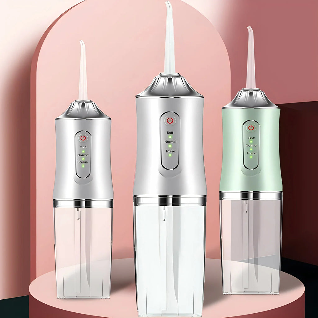 USB Rechargeable Portable Water Flosser – 3-Mode Oral Irrigator Water Flosser HIP