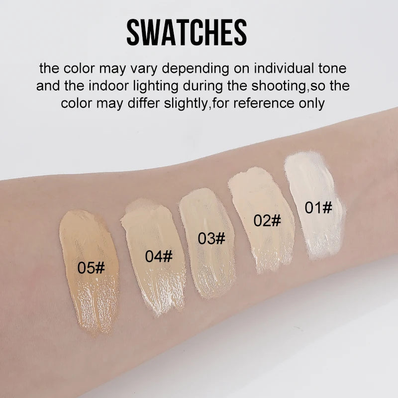 OCHEAL 2-in-1 Liquid Foundation & Concealer – High Coverage Liquid Foundation Concealer HIP