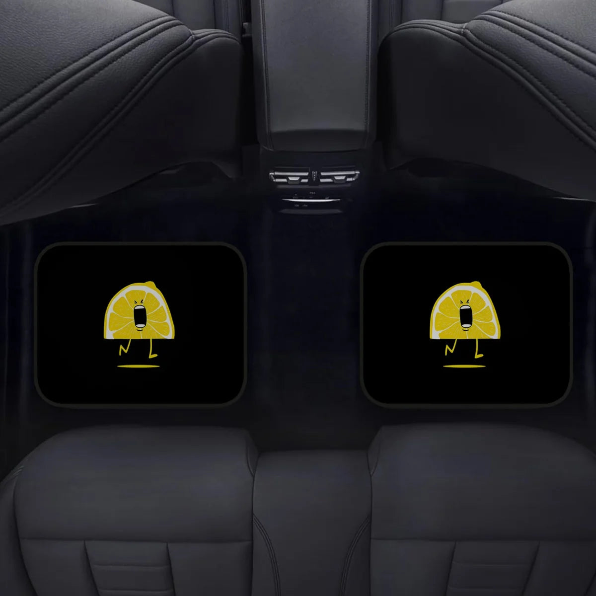 4-Piece Lemon Design Car Floor Mats – Front & Rear Set Car Floor Mats HIP