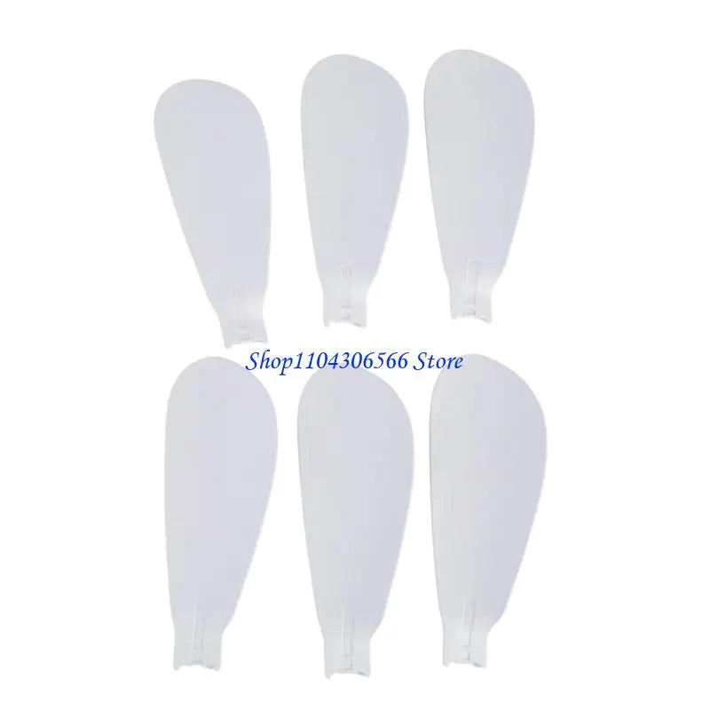 6-Pack ABS Replacement Fan Blades for E27 Ceiling Fan Light Fan Blade Replacement HIP