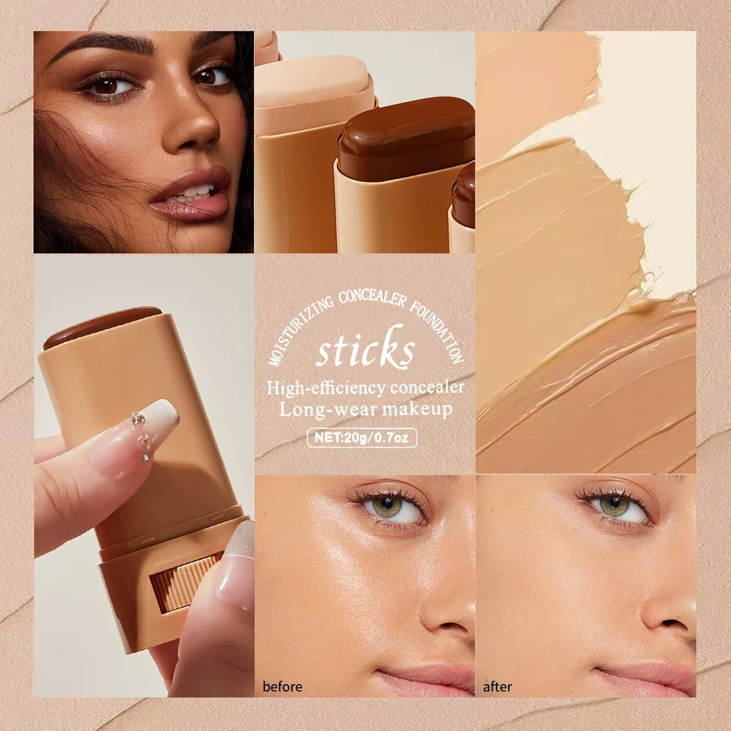 OCHEAL Waterproof Concealer Stick – Brightening Foundation | HIP Concealer Foundation Stick HIP