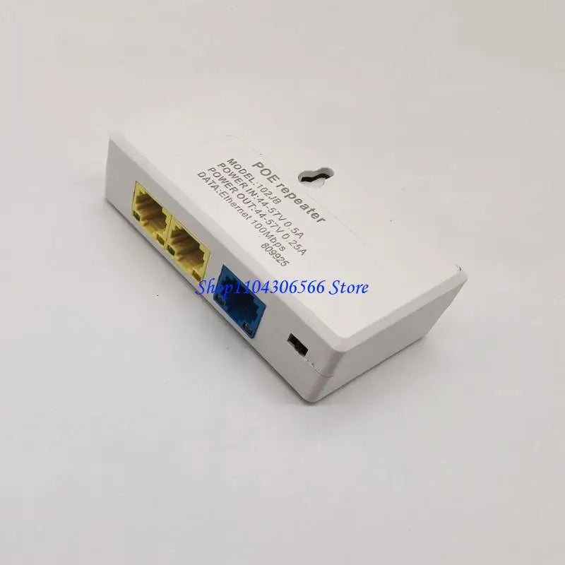 100Mbps PoE Extender 1-to-2 Splitter with LED | Plug & Play PoE Network Extender HIP