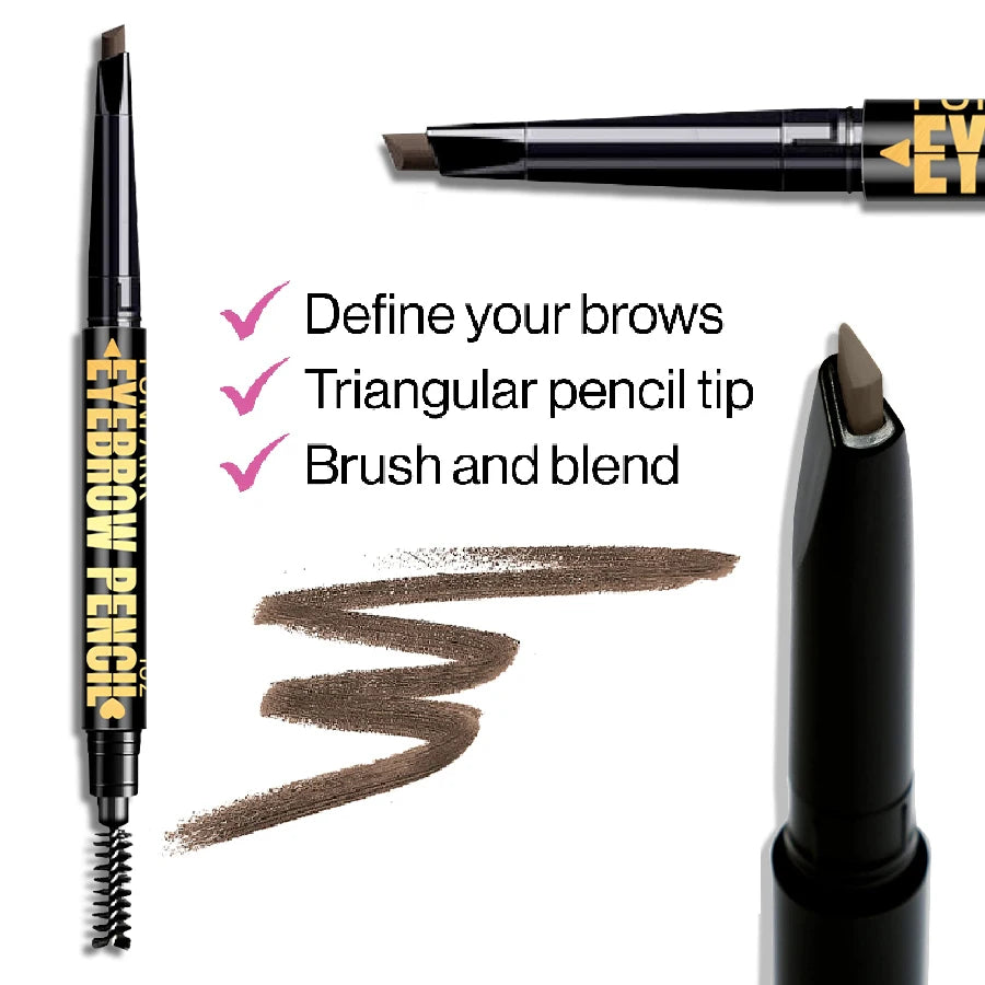 FUNPARK Double-Head Waterproof Eyebrow Pencil – 5 Shades Eyebrow Pencil HIP
