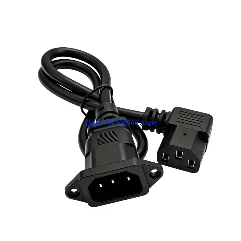 IEC C14 Panel Mount Power Extension Cable – 60cm Rack Cabinet Power Extension Cable HIP