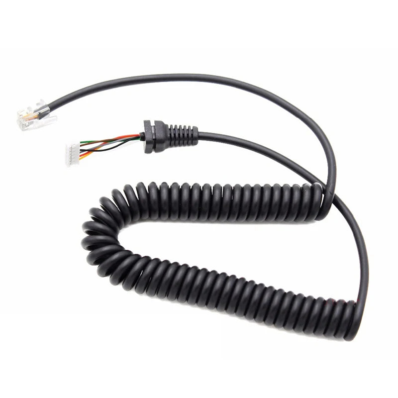 Replacement Mic Cable Cord for Yaesu MH48A FT-7800 FT-1907 Microphone Cable HIP One size