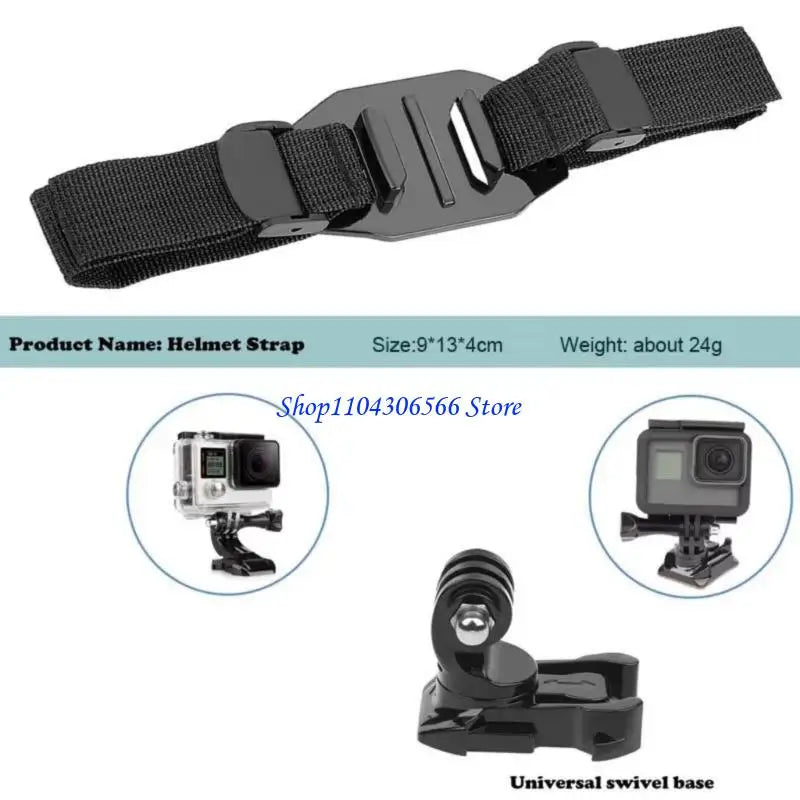 Secure Buckle Helmet Camera Mount for Action Cameras Camera Helmet Mount HIP