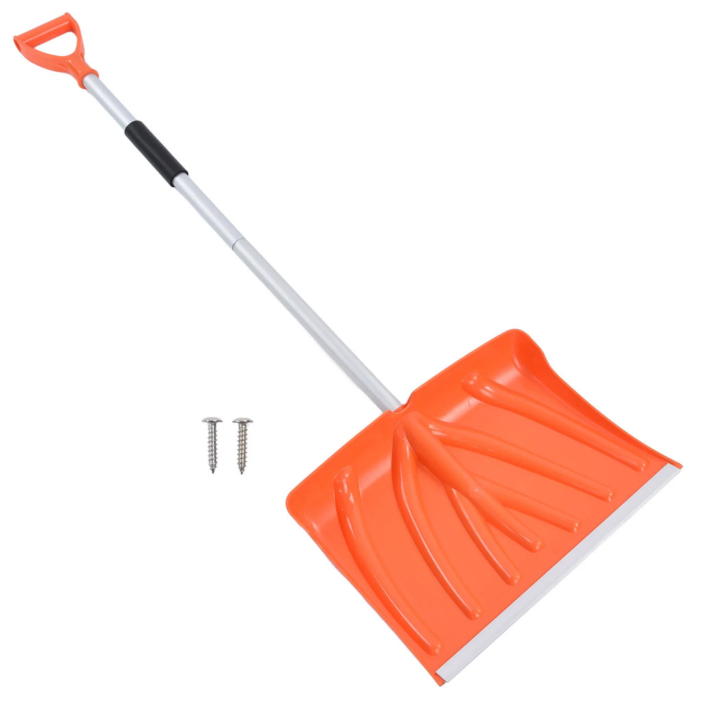 Snow Shovel Large Capacity D Shaped Handle Aluminum Alloy Plastic Material Detachable Assemblable Shovelling Tool Snow Shovel HIP Default Title