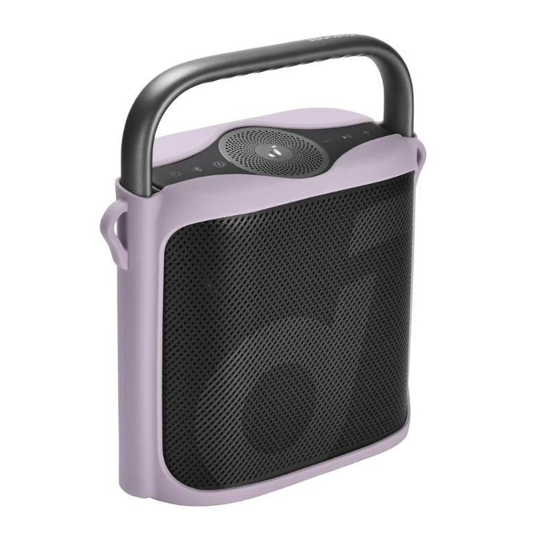 Silicone Case & Shoulder Strap for Motion X500 Wireless Speaker Speaker Protective Case HIP light for purples CN