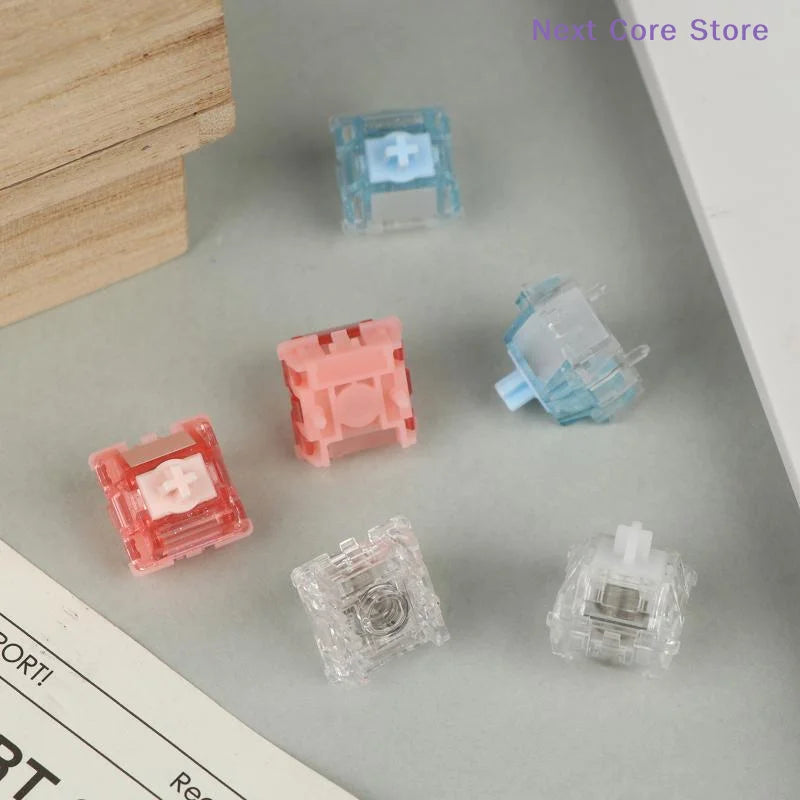 UR Ice Magnetic Linear Switch RGB Transparent 35gf – 5PCS Keyboard Switch HIP