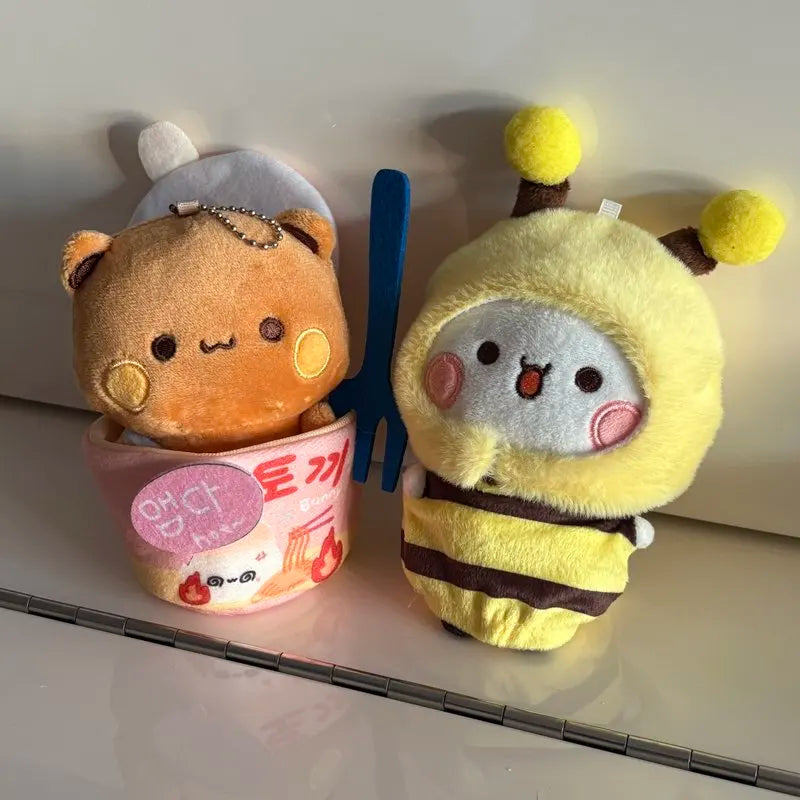 Bubu & Dudu 12cm Panda Plush Pendant Doll | Outfit Change Character Plush Doll HIP