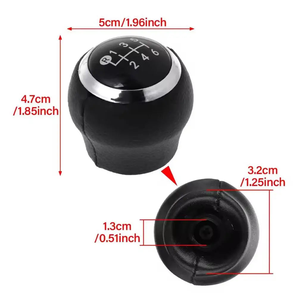 For Toyota Corolla Yaris Auris Aygo Verso Rav4 Avensis 6 Speed Manual Gear Shift Knob Lever Stick Handle Head Shifter Car Stylin HIP