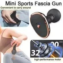 Mini Percussion Massage Gun – 6-Speed Portable Muscle Massager Percussion Massage Gun HIP miniBlack