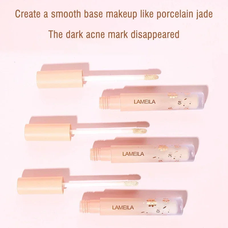 3 Colors Liquid Concealer High Covering Moisturizing Oil Control Foundation Invisible Pores Dark Circles Freckle Face Makeup HIP