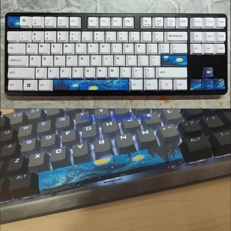 PBT Keycaps 8-Piece Set – 5-Side Dye-Sub Mechanical Keyboard Mechanical Keyboard Keycaps HIP