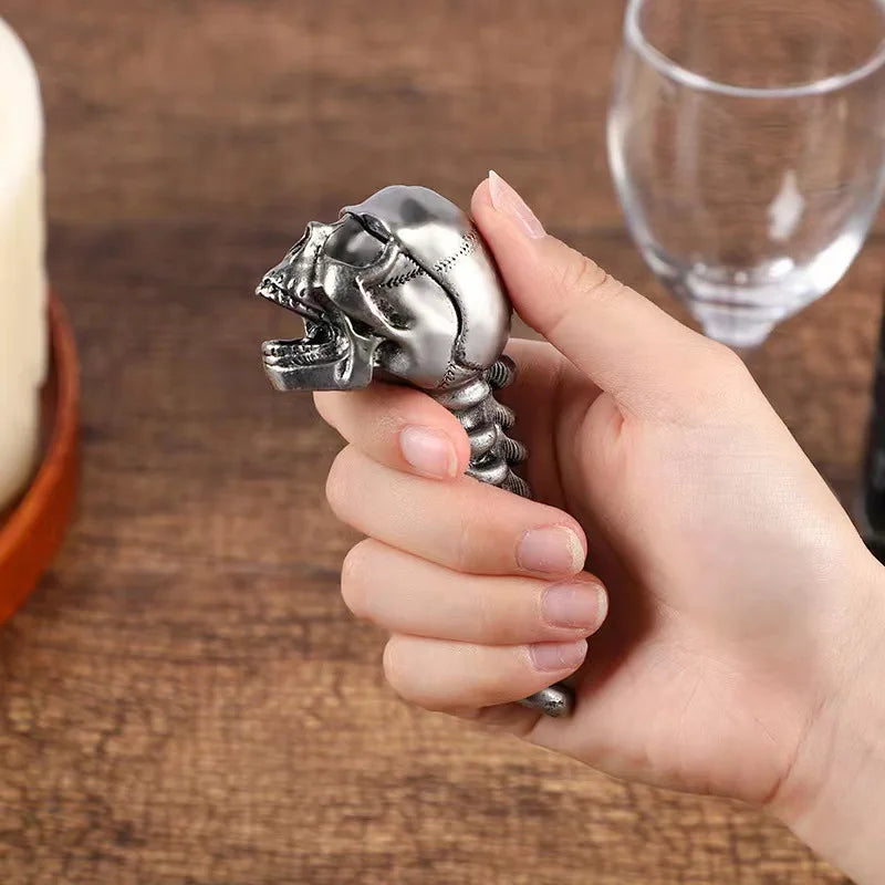 Skull Head Bottle Opener – Zinc Alloy Bar Accessory Novelty Bottle Opener HIP