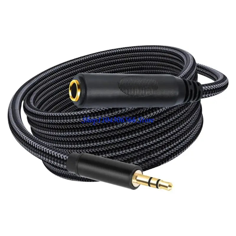 Braided 3.5mm to 6.35mm Stereo Audio Extension Cable Audio Extension Cable HIP