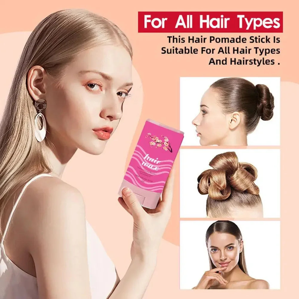 LUXURYTO Hair Wax Stick – Non-Greasy Flyaway Control Hair Wax Stick HIP