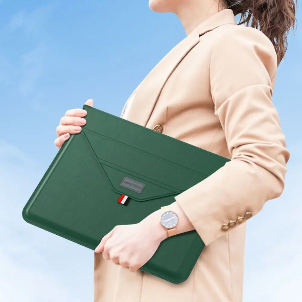 PU Leather Laptop Sleeve 13–16.1" | 3-in-1 Carrying Bag Laptop Sleeve Bag HIP