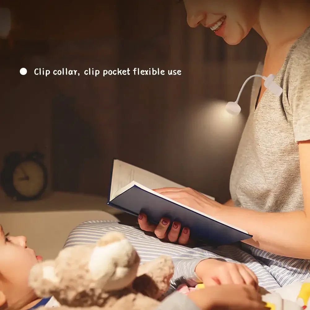 Mini Clip Book Lamp LED Table Lamp Eye Protection 3 Colors Battery Powered USB Night Light Portable Bedside Student Reading Lamp HIP