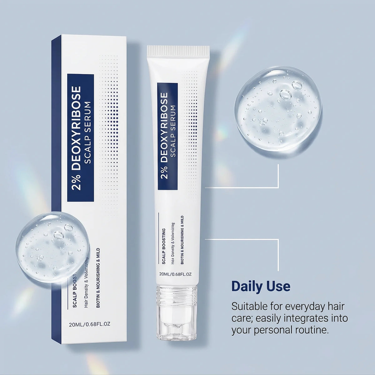 Scalp Essence Serum Roller – Nourishing, Hydrating Hair Root Scalp Serum Roller HIP