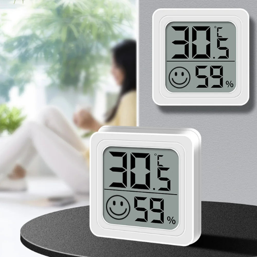 Mini LCD Digital Thermometer & Hygrometer – Indoor Humidity Sensor Digital Thermometer Hygrometer HIP