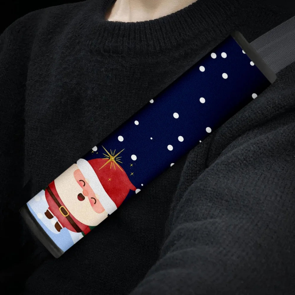 Christmas Santa Seat Belt Shoulder Pad Covers – Set of 2 Seat Belt Cover HIP 1
