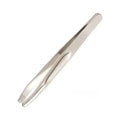 Round-Tip Stainless Steel Tweezers – Eyebrow & Facial Hair Eyebrow Tweezers HIP C519-Gold 1pcs