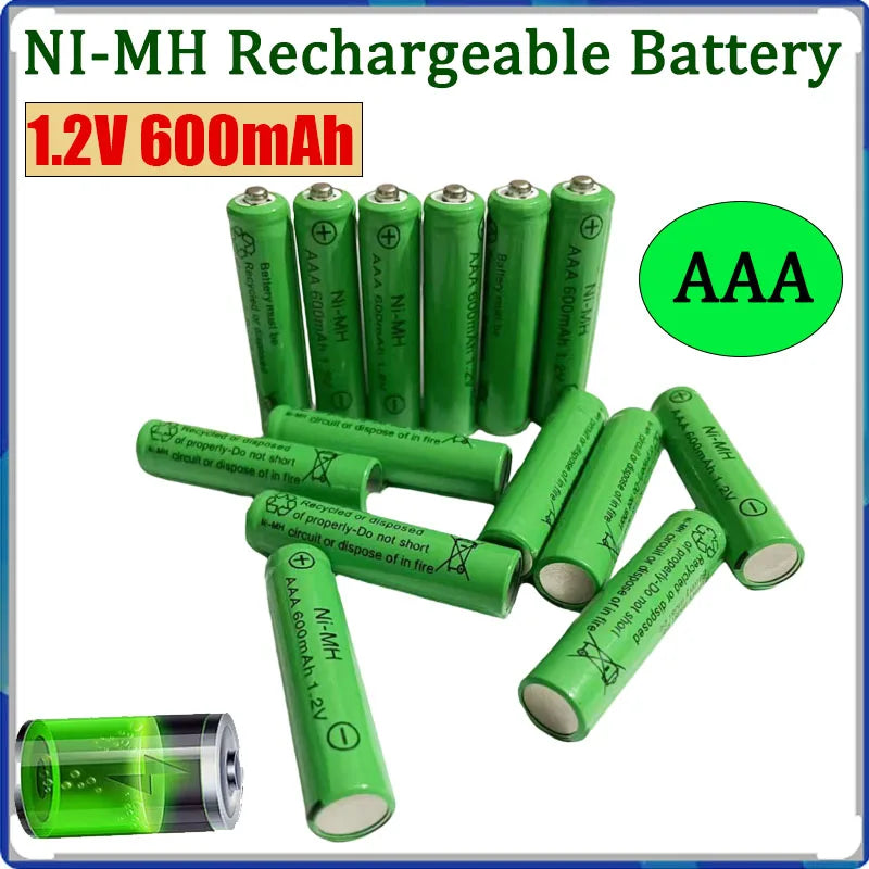 SUYIJIA AAA 600mAh Ni-MH Rechargeable Batteries – 1–10 Pack Rechargeable Batteries HIP
