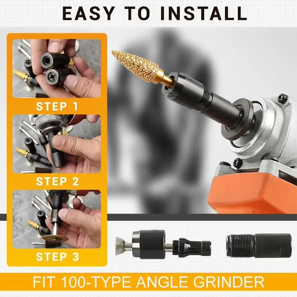 Angle Grinder to Straight Grinder M10 Adapter Chuck Grinder Adapter Chuck HIP