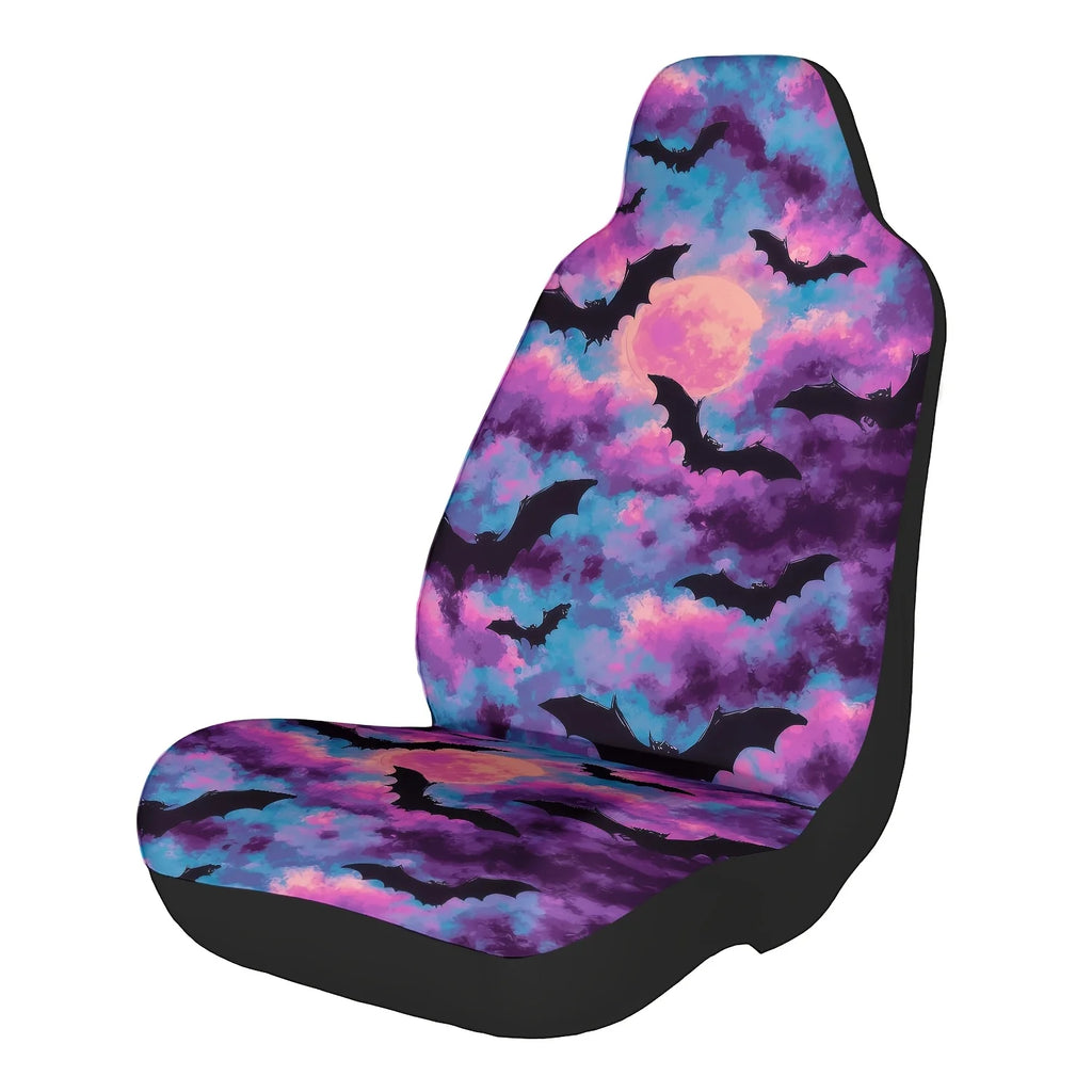 Purple Bat Moon Car Seat Cover – Easy Install & Clean Car Seat Cover HIP
