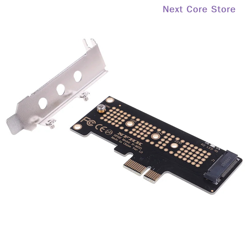 NVMe M.2 NGFF SSD to PCIe X1 Adapter Card with Bracket PCIe SSD Adapter HIP