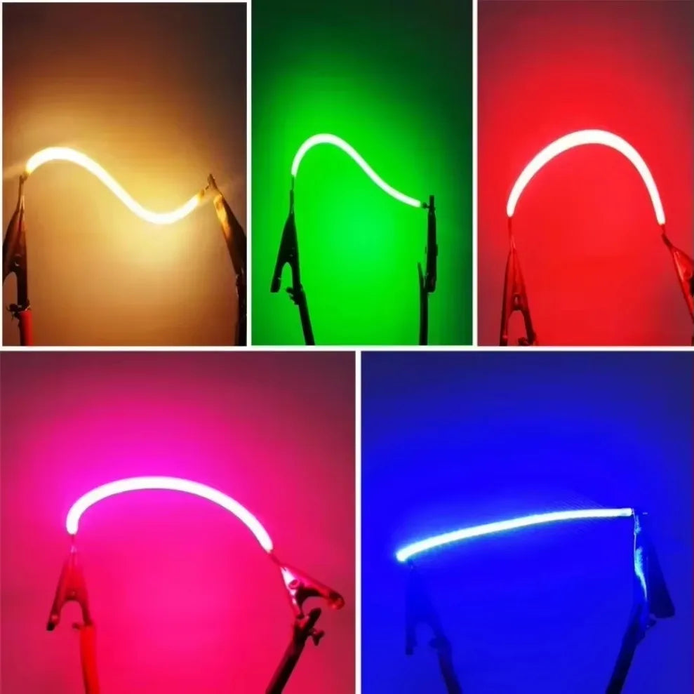 5-Pack Flexible LED COB Filament 3V Edison DIY Decor Bulb LED Filament Strip HIP