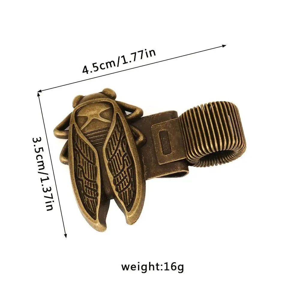 Metal Pen Clip Loop Holder – Antique Insect Design Bookmark Pen Clip Holder HIP