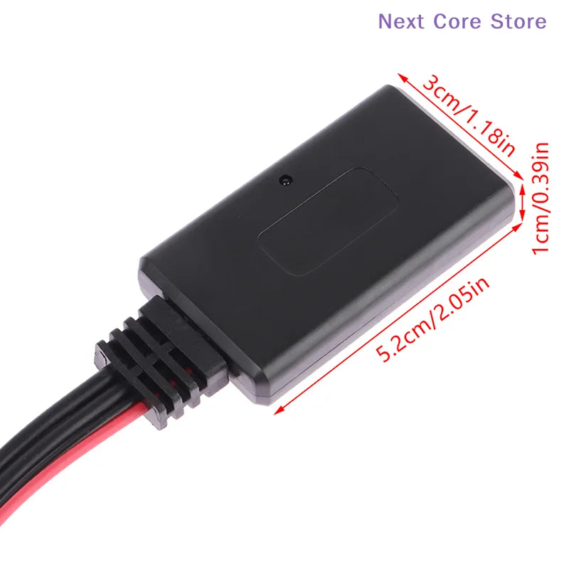 Car Bluetooth Receiver – 2RCA AUX Audio Adapter 12V | eelhoe Bluetooth Car Adapter HIP