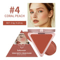 Higher Standard Satin Matte Cream Blush Long-Lasting Makeup Blush Brightening Low Saturation Shrinking and Expanding Natural HIP 4 coral peach