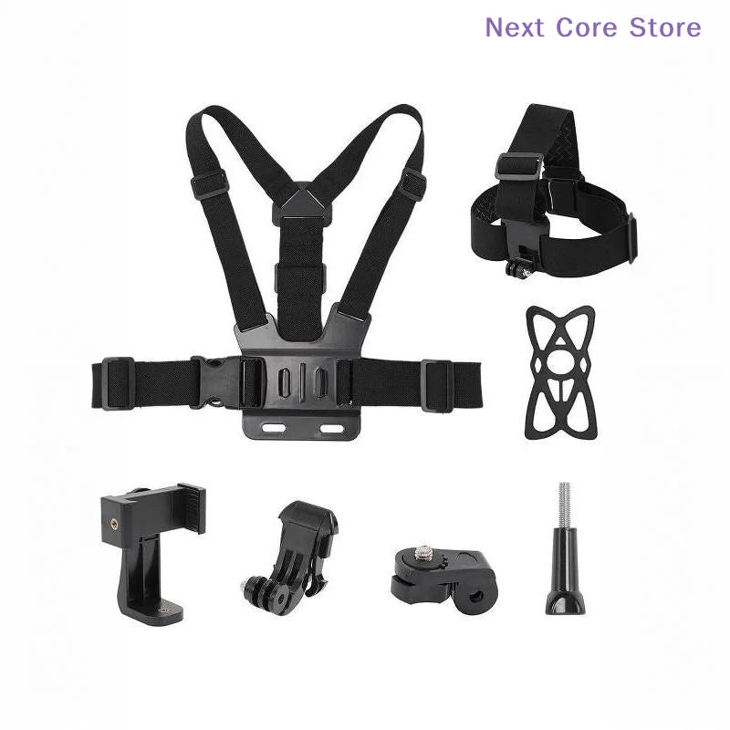 Chest Strap Mount Harness for Phone & Action Camera | 360° Camera Chest Harness HIP