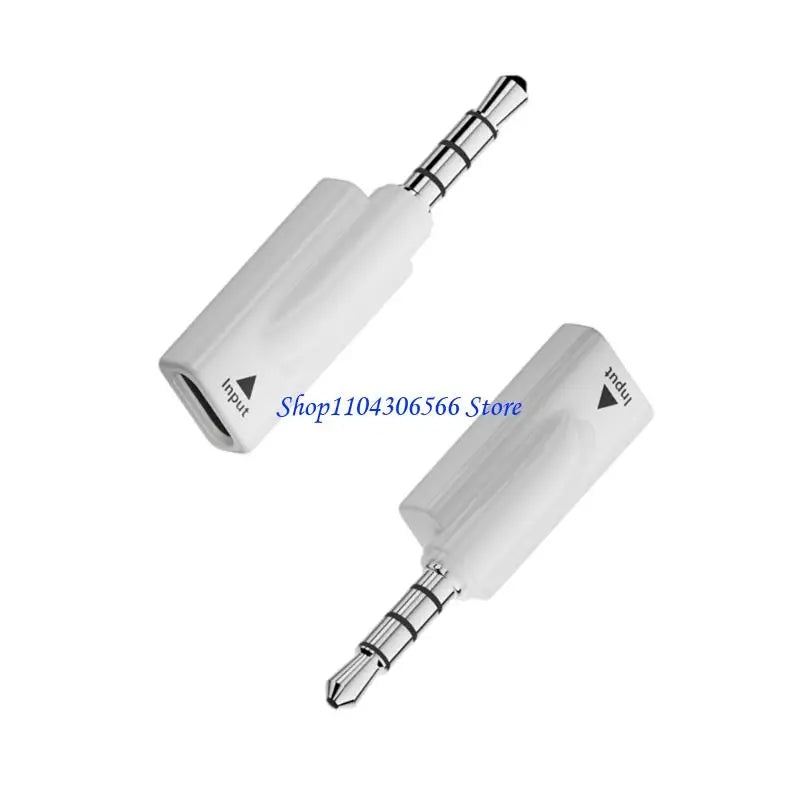2-Pack 3.5mm to USB-C Headphone Adapter | Clear Audio Headphone Adapter HIP
