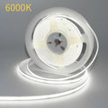 DC12V 24V COB LED Strip Light Flexible Tape Ribbon LED Light For Room Decor Backlight 3000-6000K Linear Dimmable 1M 2M 3M 5M 10M HIP Cold White DC 24V 10m
