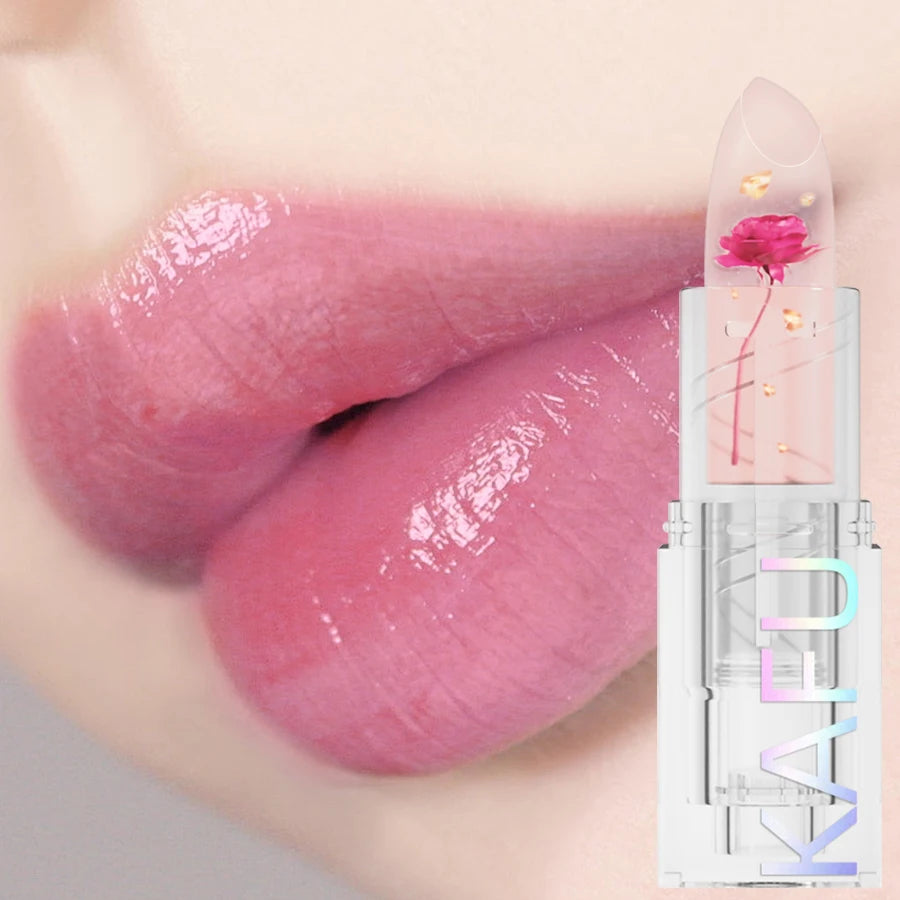 KAFURUX Color-Changing Glitter Lipstick – Moisturizing Lip Tint Glitter Lip Tint HIP