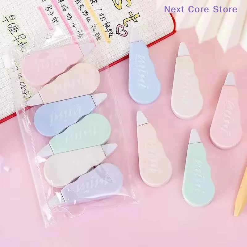 6-Pack Mini Pastel Correction Tapes – Smooth & Precise Correction Tape Set HIP