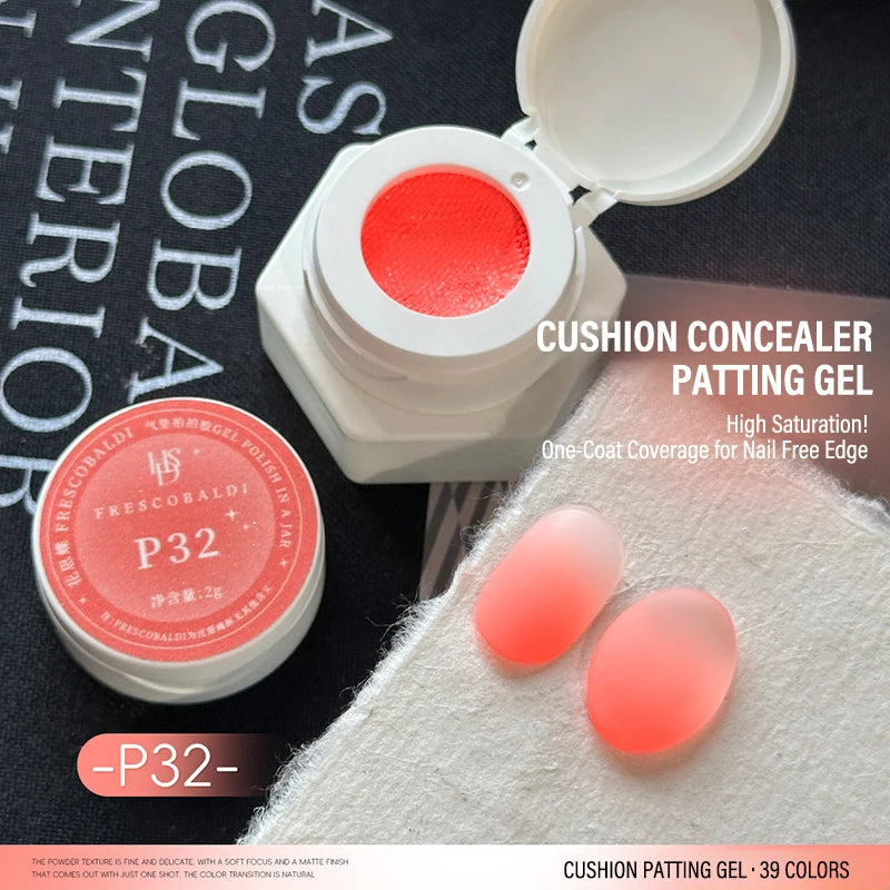 39-Color Air Cushion Patting Gel – Gradient Blush Nail Art