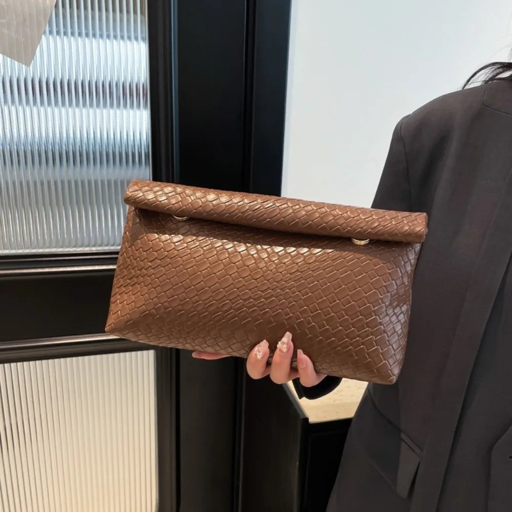 Women's Stone Pattern Clutch Bag – Elegant Buckle Evening Purse Women's Clutch Bag HIP