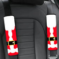 2-Pack Santa Claus Car Seat Belt Covers – Universal Fit Seat Belt Cover HIP black