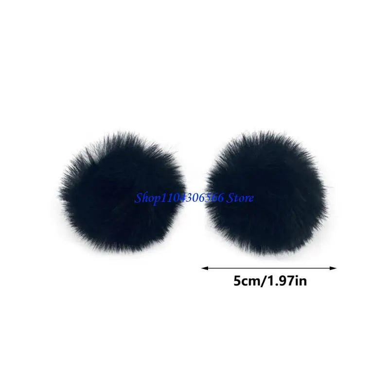Furry Windscreen for RODE Wireless GO 3 Lapel Mic Microphone Windscreen HIP