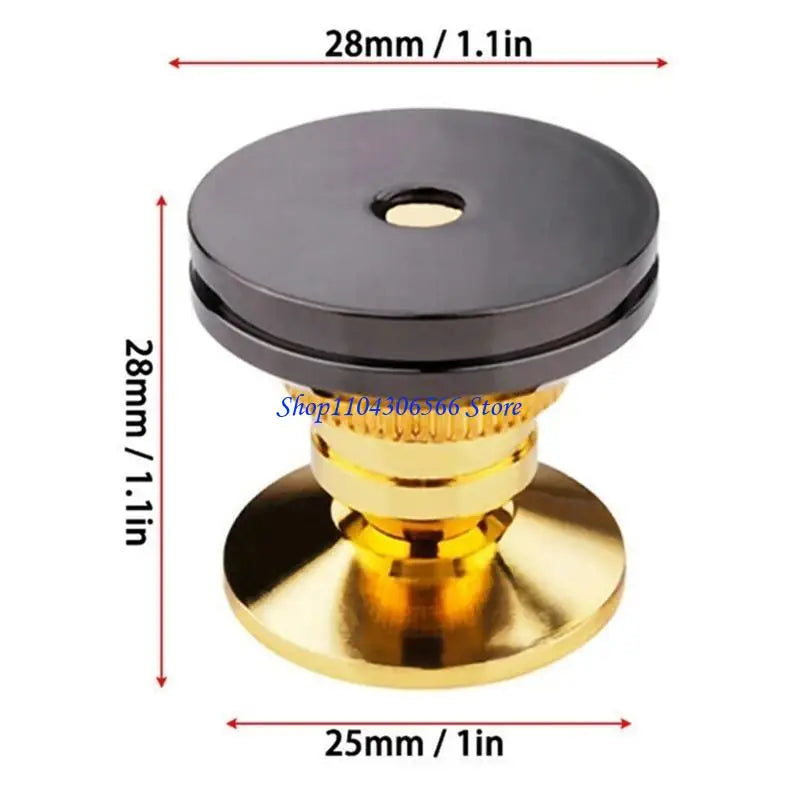 Metal Speaker Spike Feet 4-Pack – Vibration Isolators Speaker Spike Feet HIP