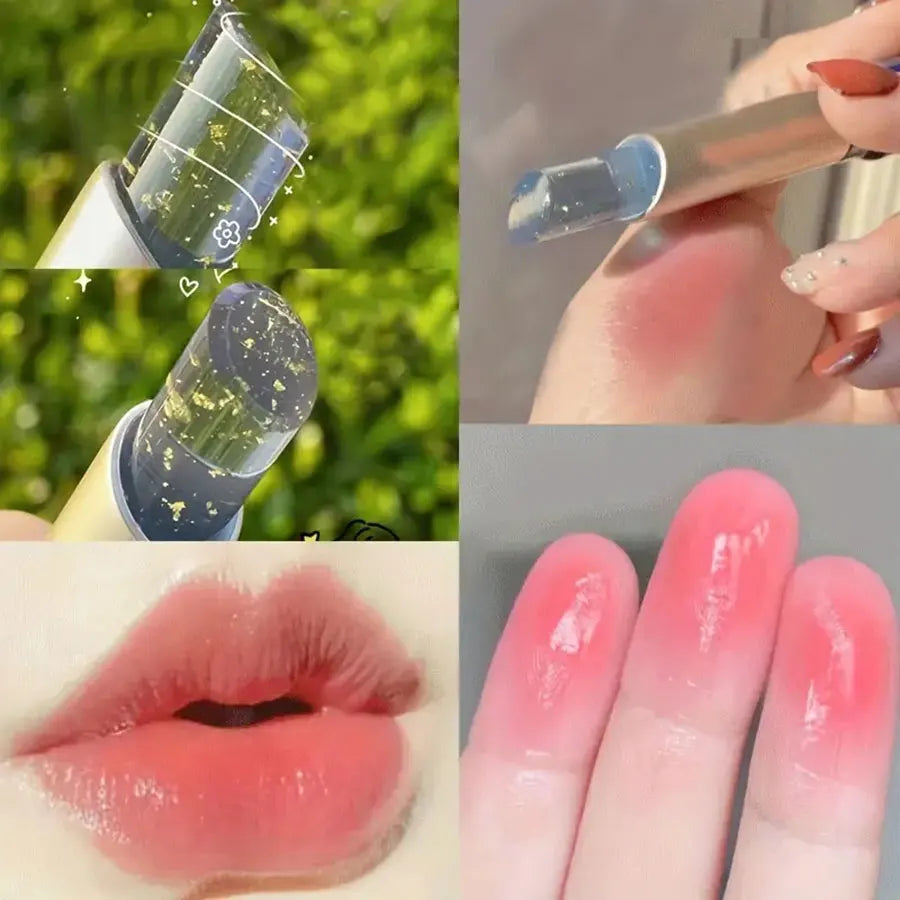 Star Brilliant Temperature Change Moisturizing Lipstick Crystal Jelly Waterproof Lipstick Durable Nutrition Lipstick 24K Tempera HIP