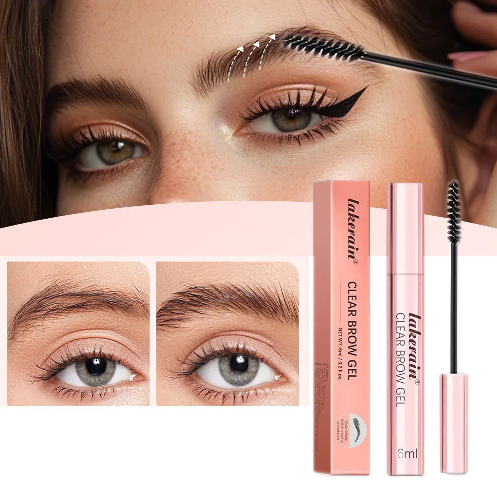 Clear Eyebrow Setting Gel Waterproof & Sweatproof Brow Coat Long-Lasting Non-Fading Transparent Brow Grooming Makeup HIP
